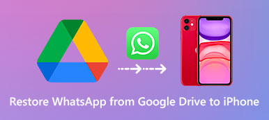 Restaurar WhatsApp do Google Drive para iPhone