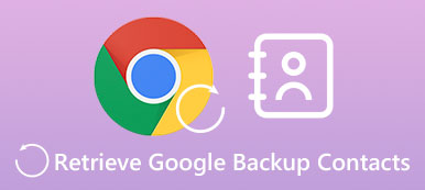 Получить контакты Google Backup