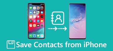 Spara kontakter från iPhone