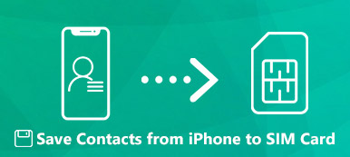 Enregistrer les contacts sur la carte SIM depuis l'iPhone