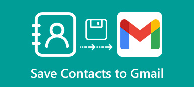 Enregistrer les contacts sur Gmail