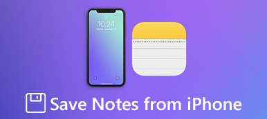 Spara anteckningar från iPhone