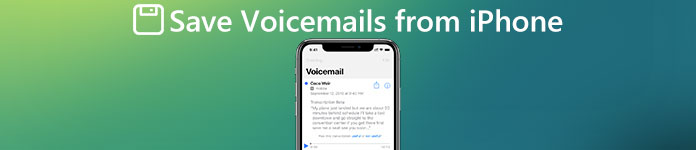 Gem voicemails fra iPhone