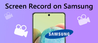 Enregistrement d'écran sur Samsung