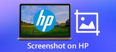 Capture d'écran sur HP