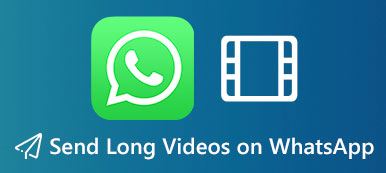 WhatsAppで長いビデオを送信する