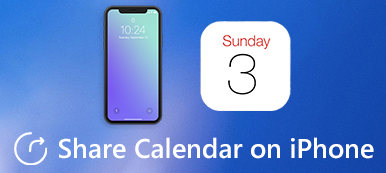 Dela kalender på iPhone