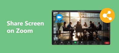 Compartilhar tela no zoom