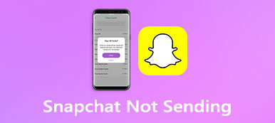 Snapchatが送信されない