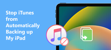Stopp iTunes fra å automatisk sikkerhetskopiere iPad-en min