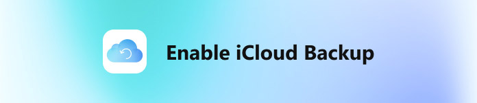 Houve um problema ao ativar o backup do iCloud