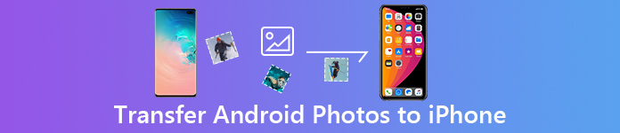 Zet foto's over van Android naar iPhone