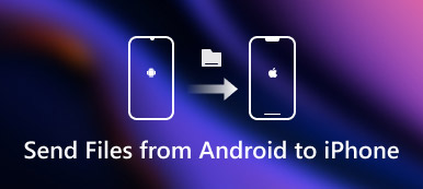 Overfør filer fra Android til iPhone