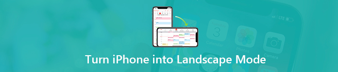 Transformez l'iPhone en mode paysage