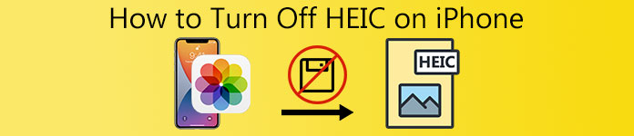 Slå av HEIC på iPhone
