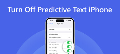 Stäng av prediktiv text på iPhone