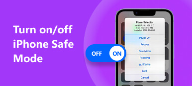 Slå på eller av iPhone Safe Mode
