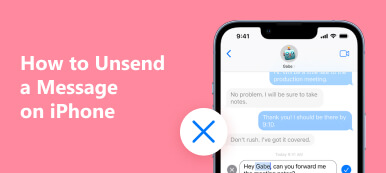Üzenet küldésének visszavonása iPhone-on