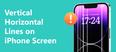 Linee orizzontali verticali sullo schermo dell'iPhone