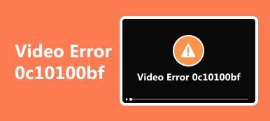 Erreur vidéo 0c10100bf