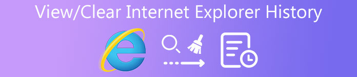 Zobrazit vymazat historii aplikace Internet Explorer