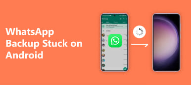 WhatsApp-sikkerhetskopi sitter fast på Android