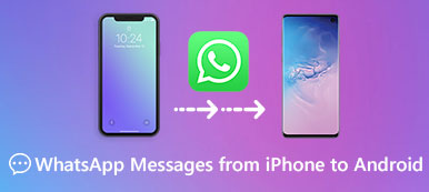 WhatsApp-viestit iPhonesta Androidiin