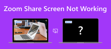 Přiblížení obrazovky sdílení nefunguje
