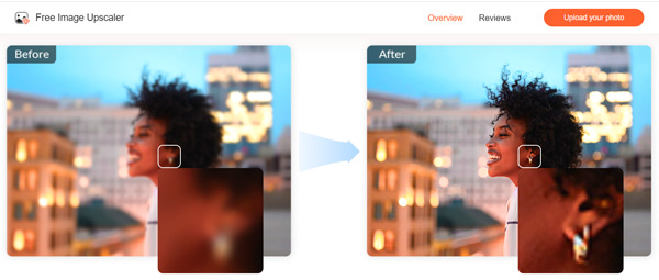 Verbessern Sie die Qualität Free Image Upscaler