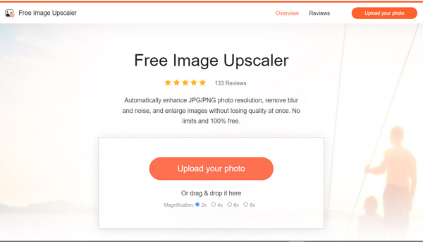 Ladda upp foto till Free Image Upscaler