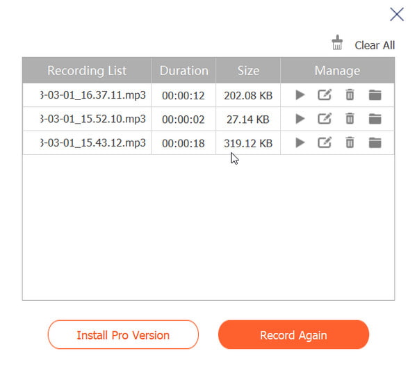 Mostrar teclas de acceso rápido de audio