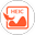 Значок навигации бесплатного конвертера HEIC