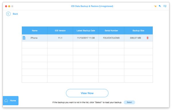 Backup auf dem Mac