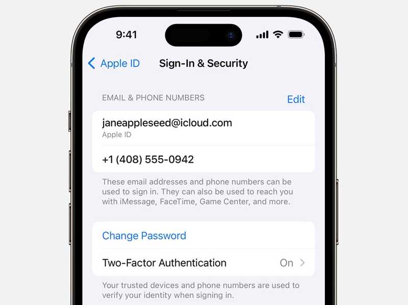 Account Recovery on iPhone