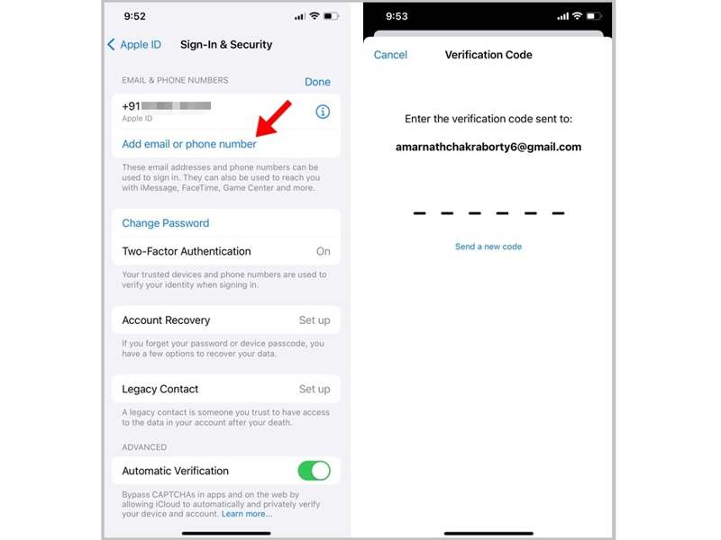 Add Email