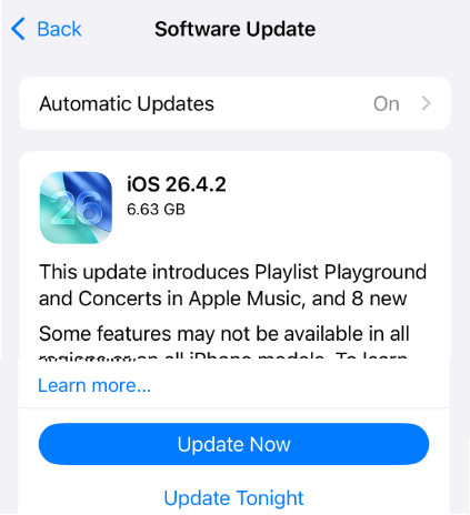 Update Ios To Fix Colored Lines On Iphone