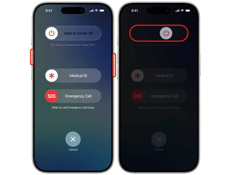 Перезапустить iPhone