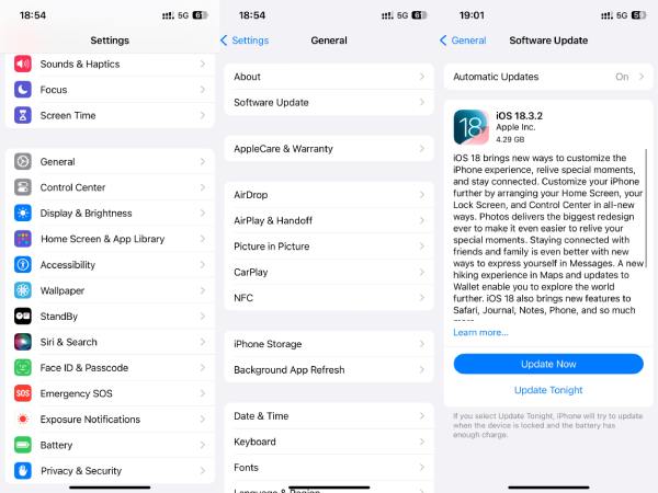 iOS-versie downgraden