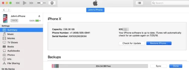 найти imei на задней панели iPhone