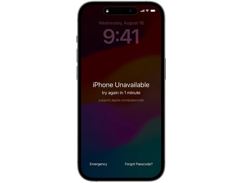 iPhone-scherm niet beschikbaar
