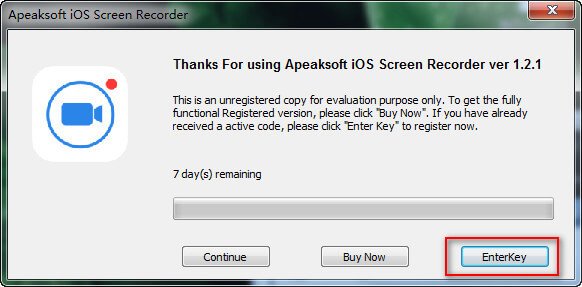 Register iOS Screen Recorder