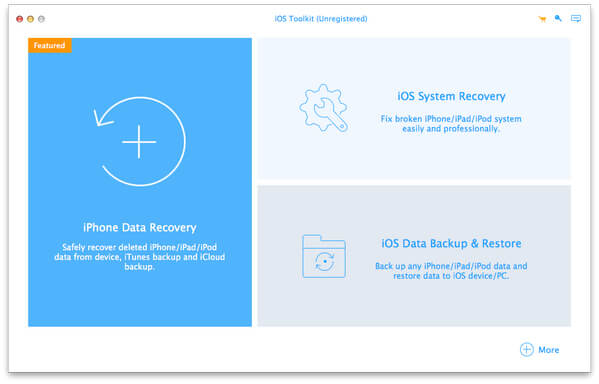 Mac iOS System Recovery-grensesnitt