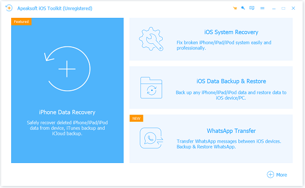 Abrir la recuperación del sistema iOS