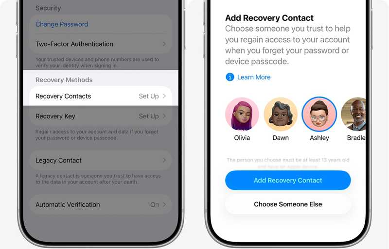 Set Up Recovery Contact