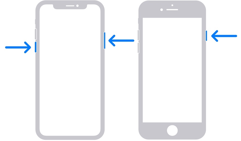 Starten Sie das iPhone neu
