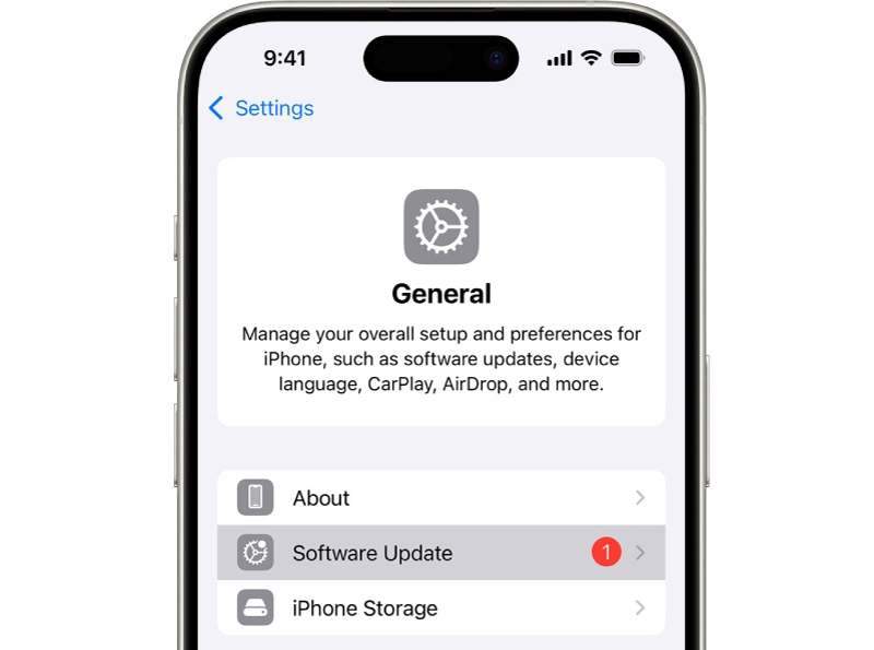 アップデートiOSの