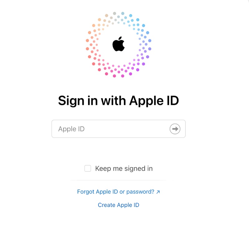 Jelentkezzen be az Apple ID-ben
