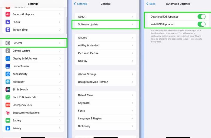 Aktualizujte Ios