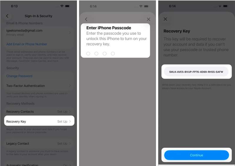 Key Recovery