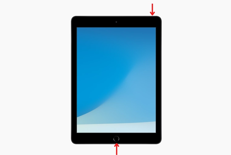 iPad With Home Recovery Mode